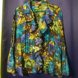 Floral blouse size large